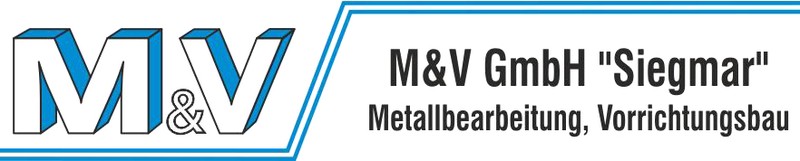 Logo M&V GmbH Siegmar Metallbearbeitung, Vorrichtungsbau