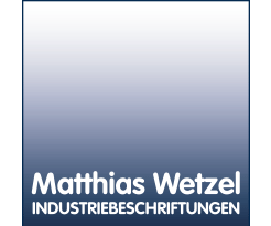 Logo Matthias Wetzel INDUSTRIEBESCHRIFTUNGEN GmbH