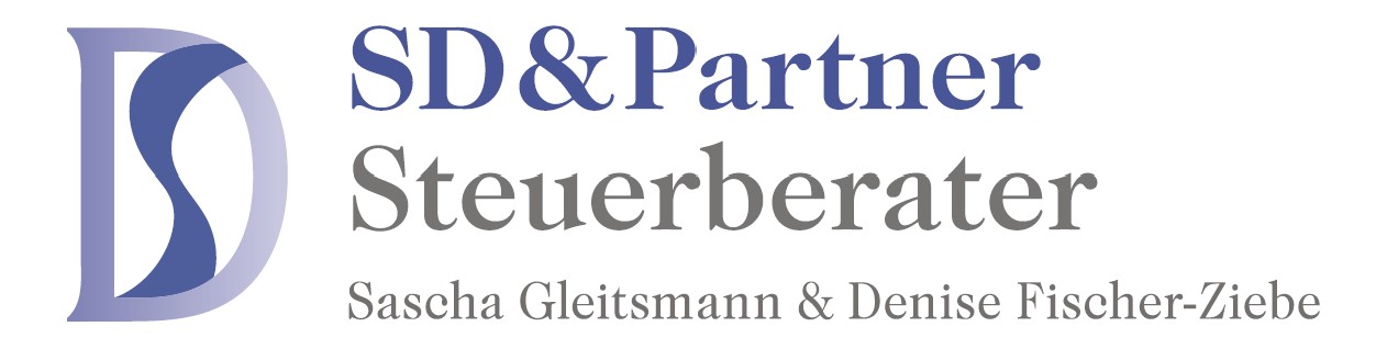 Logo SD & Partner Steuerberater Sascha Gleitsmann und Denise Fischer-Ziebe